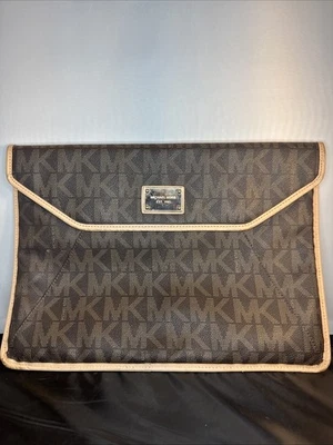 Bolso para portátil Michael Kors negro y tostado interior dorado excelente Foto 1 de 4