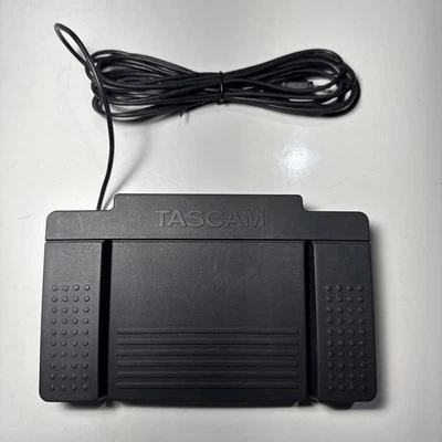 TASCAM RC-3F 3-Way Foot Switch Pedal TEAC - Black Tested Used - Image 1 of 4