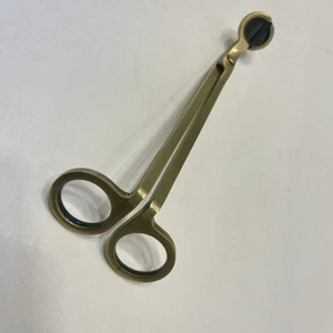 Vintage Brass Candle Wick Trimmer Wickman Celtic Design Metal Cutter 7" - Picture 1 of 6