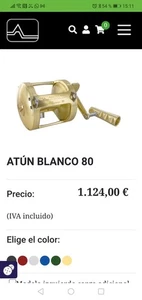 Carrete Alutecnos Albacore 80 - Foto 1 di 8