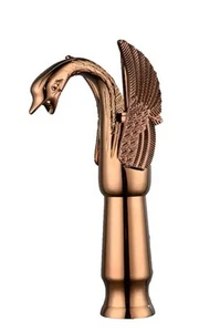 Antique Swan Bathroom Vessel Sink Faucet Single Handle One Tall Version Copper - Picture 1 of 6