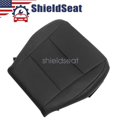 Passenger Bottom Leather Seat Cover Black Fits 2013 2014-2018 Lexus ES350 ES300h - Image 1 of 4