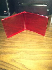 100 ESTUCHES ESTÁNDAR DE 10,4 MM CD JOYAS, TEÑIDOS DE ROJO, SIN BANDEJA BL100RED-EE. UU. - Imagen 1 de 1