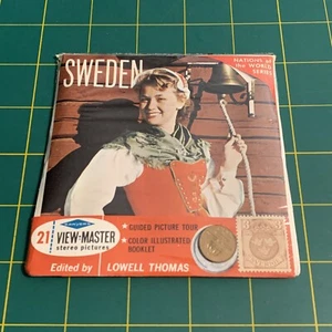 Vintage color gaf B151 Sweden Nations of the World view-master 3 Reels Packet 2A - Picture 1 of 8