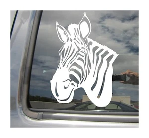 Hochwertiger Vinyl-Aufkleber Sticker Zebra - afrikanische Wildtiere Auto Fenster 01043 - Bild 1 von 2
