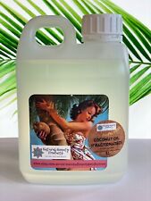 100% Pure Fractionated Coconut Oil  1 Litre bulk -- Liquid coconut oil massage
