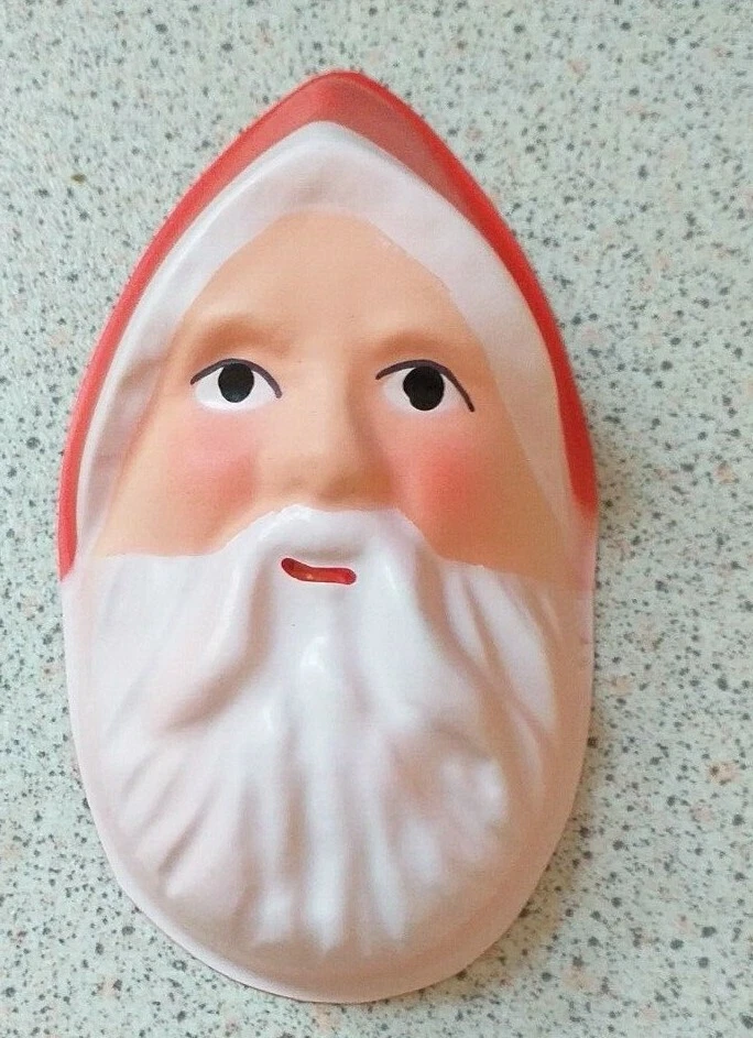 Plastique Père Noël Visage Pour Artisanat - Photo 1/1