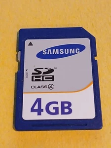 Samsung 4GB SDHC Memory Card - Picture 1 of 1