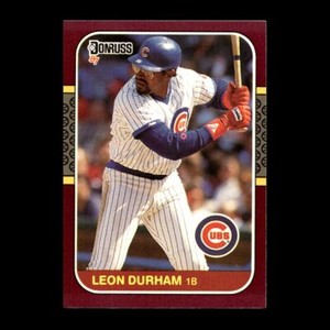 Leon Durham 1987 Donruss Opening Day Chicago Cubs #74 R319B 6