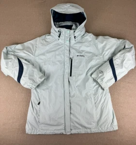 Columbia Titanium 3-in-1 Full Zip Hooded Insulated Jacket Women's Large Blue - Picture 1 of 15