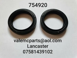 SUZUKI BANDIT 400 FORK SEAL GSF400 OIL SEALS 91-97 GSF 400 754920 - Picture 1 of 1