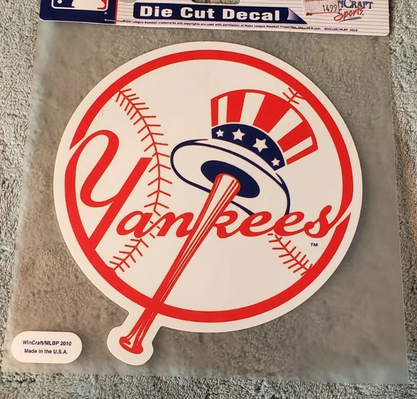 NEW YORK YANKEES WINCRAFT 8X8 DECAL STICKER SHEET color  - Image 1 of 1