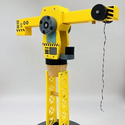 BIGJIGS RAIL Wooden Big Toy Crane MD21536 USA Railway Accessory 2017 - 15” Tall - Image 1 of 4