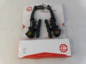 Clarks Mountain MTB Front Rear V Brake 110mm Caliper Black CLK-960DX 13260 - Picture 1 of 7