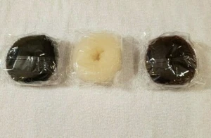 HAAR DONUT DUTT MAKER groß rund französisches Netz Chignon Ballett Tanz Socke Dutt Hochsteckfrisur - Bild 1 von 8