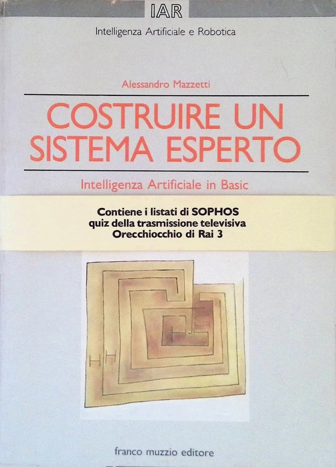Raro Libro programmazione Costruire un Sistema Esperto IA in Basic 1986 Retro - Immagine 1 di 4
