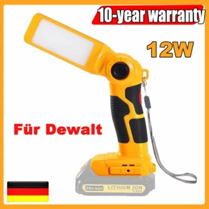 Per DeWalt 18 V DCL043 lampada LED a batteria lampada a mano luce 12 W lampada da lavoro - Foto 1 di 9