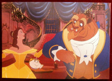 BEAUTY AND THE BEAST - Card #52 - A Handsome Beast - DISNEY 1992