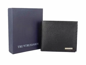 Portafoglio portafogli trussardi TPS121 19 nero uomo nuovo originale - Imagen 1 de 5