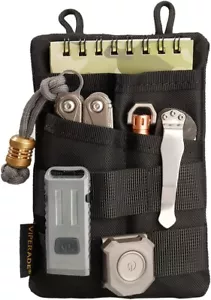 VE3 Pocket Organizer Men, Nylon EDC Organizer with 4 Tool Storage EDC Pouch for - Picture 1 of 8