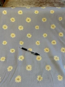 Waverly Painted Daisy Printed Cotton light upholstery duck Fabric by the yard - Picture 1 of 1