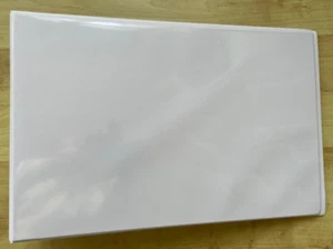 A3 4 D Ring Binder Presentation 65mm Capacity Front and Side Clear Cover White - Picture 1 of 3