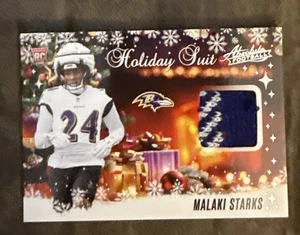 2025 Panini Absolute Holiday Suit Malaki Starks #HS-MSS - Ravens (RC) - Bild 1 von 2