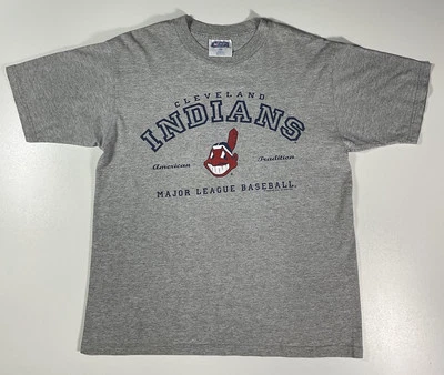 Vintage Cleveland Indians T-shirt Sz S Chief Wahoo CSA Y2K - Image 1 of 4