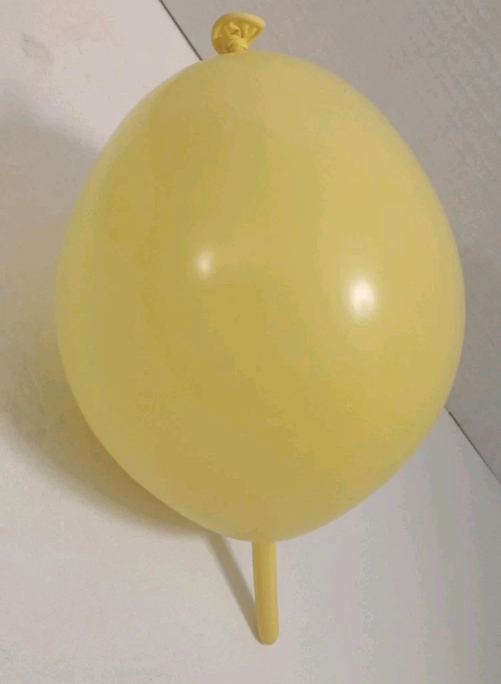 100+ Globos Link Globo Amarillo para Boda, Baby Shower, Cumpleaños Lucha Agua Foto 1 de 4