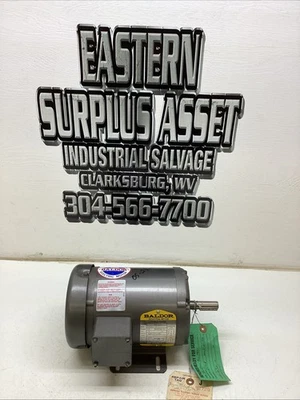 Motor Industrial Baldor M3538 1/2HP 208-230/460V FR. 56 1725 rpm reconstruido Foto 1 de 4