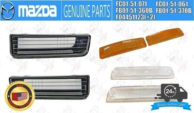 MAZDA OEM Lámpara de Posición Pasar Giro Transparente Lente Lateral SET para RX-7 89-92 FC3S Foto 1 de 4