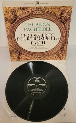 Fasch The Trumpet Concerto Pachelbel's Canon Vinyl LP ERATO STU 70468 EX / NM - Image 1 of 4