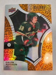 Calen Addison - 2021-22 Upper Deck Allure Leopard Rookie Card - Picture 1 of 2