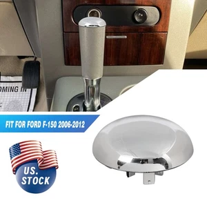 1pc Shifter Knob Chrome Cap for Ford F-150 F150 2006-2012 - With Stronger Clips - Picture 1 of 9