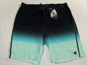Neu mit Etikett Outerknown Kelly Slater Apex Trunk Boardshorts Gr. 33 UVP $ 145 QSS Seafoam - Bild 1 von 7