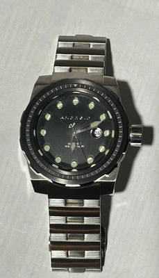 Reloj Automático ANDROID - AD645 - 50mm Esfera Negra Brillo - 21 Joyas Edición Limitada Foto 1 de 3