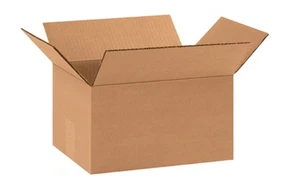Paquete de 25 cajas de envío de mudanza corrugadas 12x9x8 cajas de embalaje de cartón para correo - Imagen 1 de 5