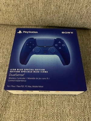 Playstation DualSense Controller Icon Blue Sony PS5 Walmart Special Edition New - Image 1 of 4