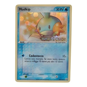 *HH* Card Pokémon Mudkip 56/106 Holo Stamped Ex Smeraldo Emerald ITA Pokemon - Picture 1 of 5