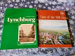 2-LYNCHBURG VA HISTORY BOOKS-PICTORIAL 1975 & BICENTENNIAL TALES 1985 - Picture 1 of 8