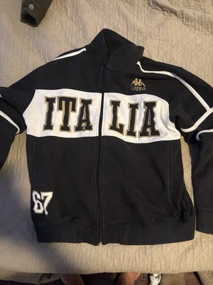 Chaqueta italiana Kappa azul y blanca 67 Foto 1 de 4