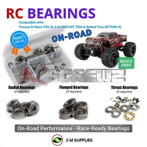 RCScrewZ Metal Shielded Bearings tra146b for Traxxas X-Maxx VXL-8s 77096-4 | SET - Picture 1 of 15