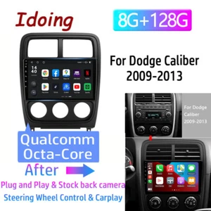 Para Dodge Caliber 2007-2012 Wifi CarPlay Radio Coche GPS Estéreo Android 12 - Imagen 1 de 18