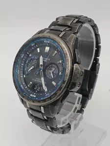 Casio Oceanus OCW-T750 Radio Solar Watch Black Model Tested Used Japan - Picture 1 of 7