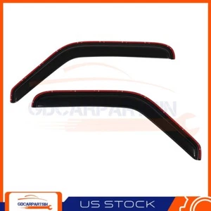 In Channel Window Visor For 93-11 Ford Ranger Regular Cab Rain Guard Vent Shade - Foto 1 di 3