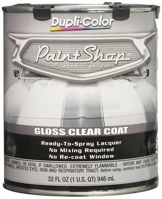 Dupli-Color EBSP30000 Clear Coat Painthop Finish System - 32 oz., Clear Gloss - Image 1 of 2