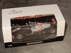 Minichamps F1 1:43 M Schumacher Haas F1 Abu Dhabi Test 2020 - Picture 1 of 5
