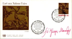 FDC SWITZERLAND 1972 - L'art aux Nations Unies Official Geneva Cachet - A00349 - Picture 1 of 2