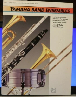 Score piano accomp Yamaha Band Ensemble Book 1 by John O'Reilly John Kinyon new - Image 1 of 4