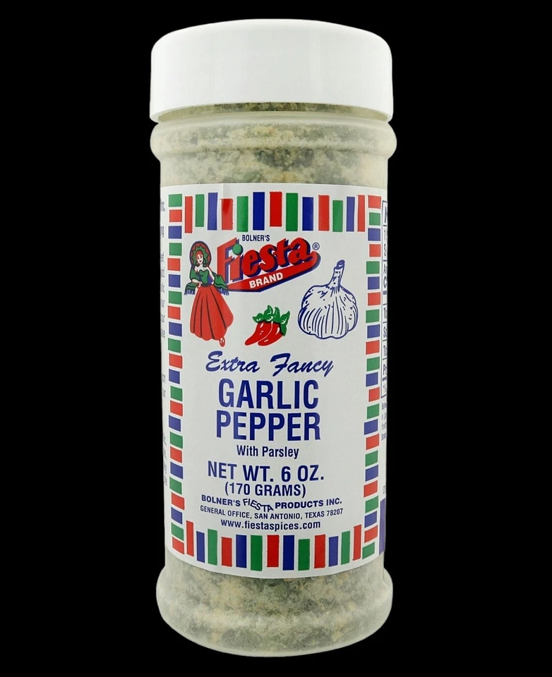 Botella coctelera extra elegante con condimento de ajo pimienta (con perejil) de 6,0 oz Foto 1 de 1